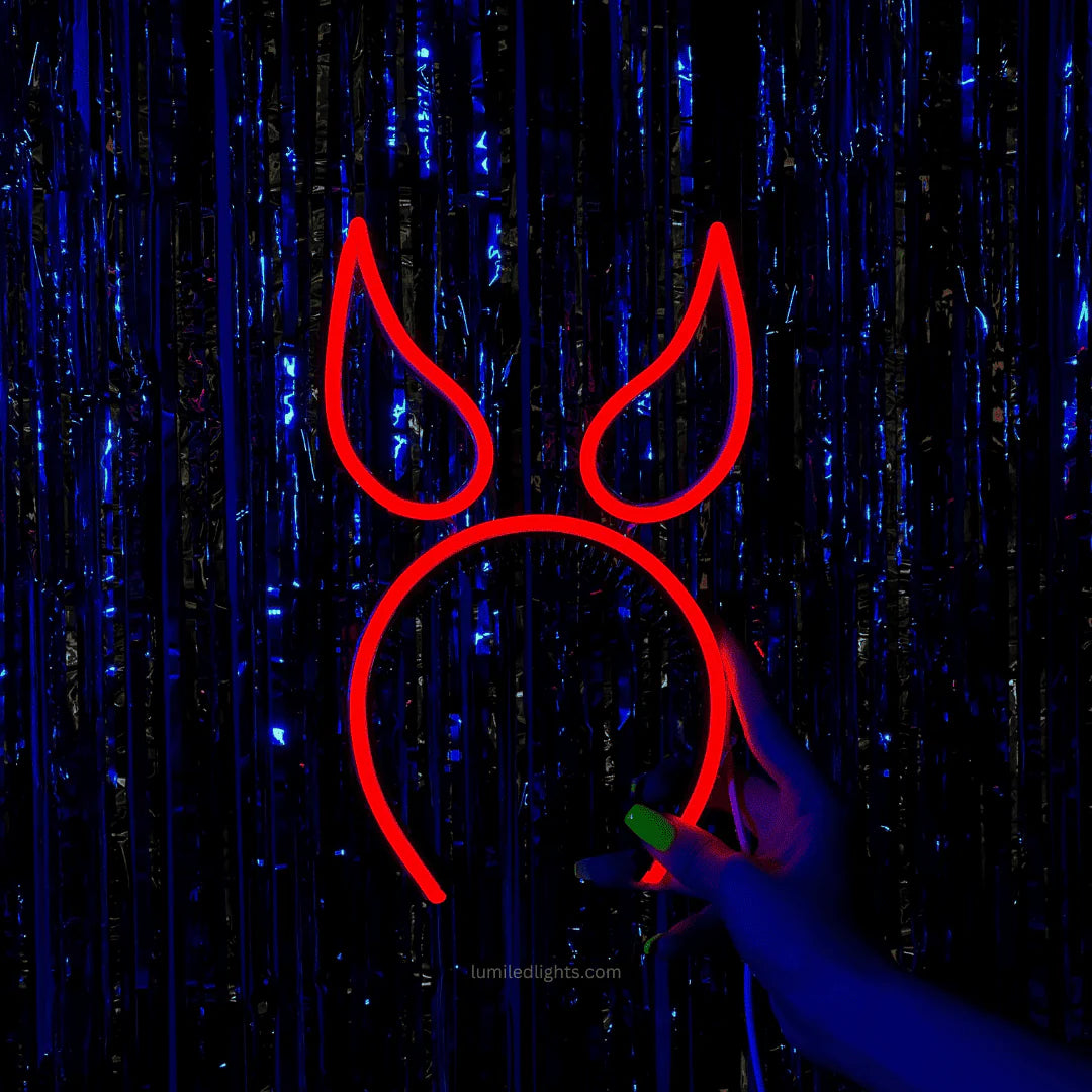Devil LED Headband