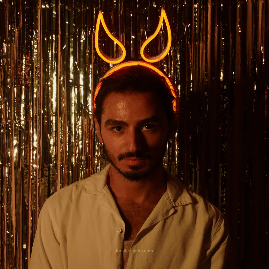 Devil LED Headband