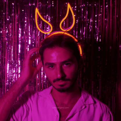 Devil LED Headband