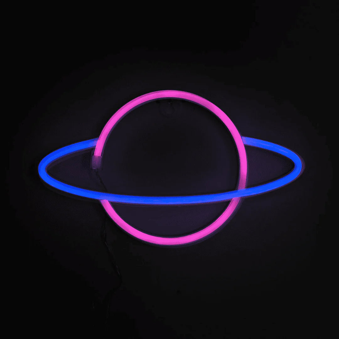 Planet Neon Sign