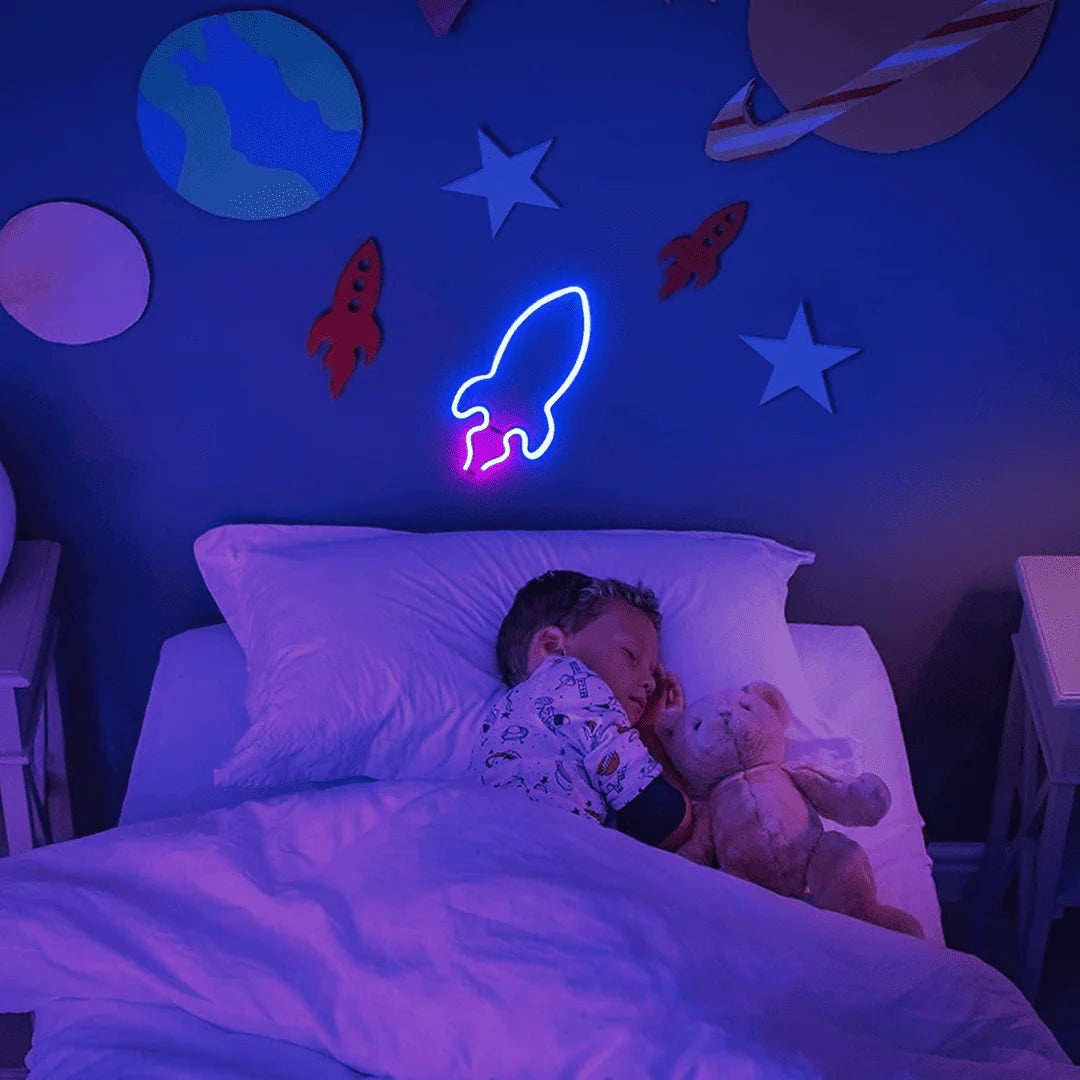 Rocket Neon Sign